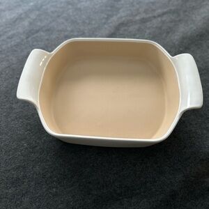The Pampered Chef Cream and White Baking Dish